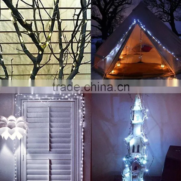 100leds 33ft DC12V Adapter Led Mini Copper Wire String Lights photo-5