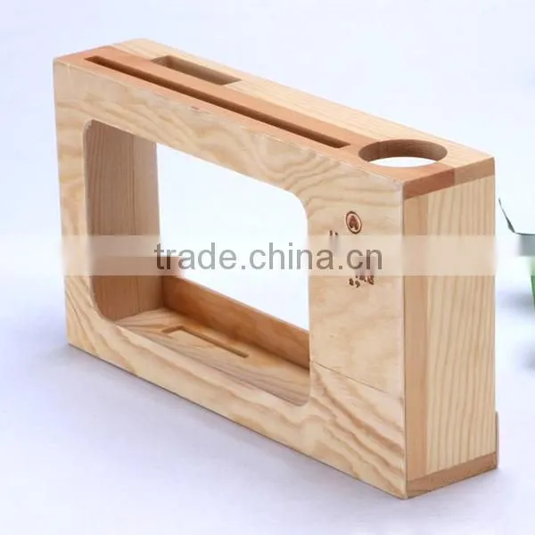 Wholesale Wood Electric Wire Storage Box Wood Tissue Box photo-2