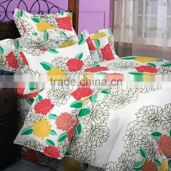 Hot Sale Microfiber Fabric Pigment Printed Bedding Sheet Set/home Textile Bedding Sheet Set photo-3