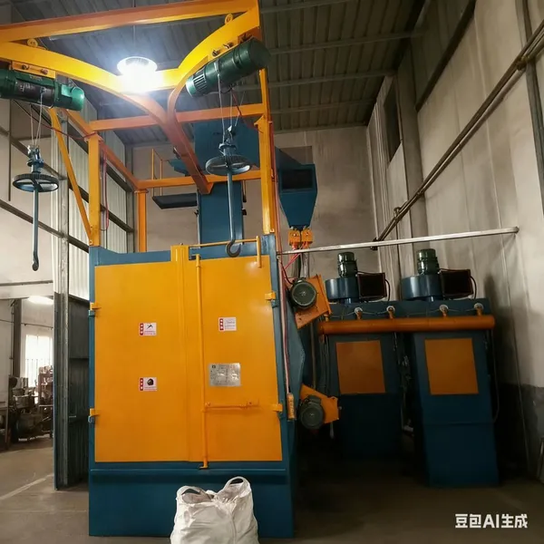 Q378 Single Hook Shot Blasting Machine, Valve, Gear and Other Workpiece Surface Strengthening Cleaning, On-site Installation and Commissioning photo-3