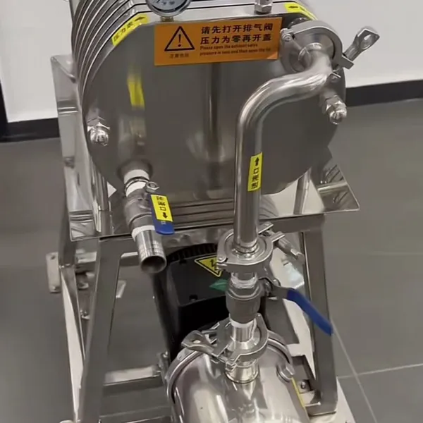 Beer Fermentation Tank with Tri-Clamp Fittings and Sanitary Welds