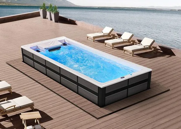 Constant Temperature Home Swimming Pool Wave Villa Infinity Indoor Swimming Machine Filter Massage Baby Children Inflatable Bathtub