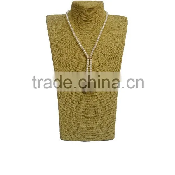 Newest Design Paper Twine Miniature Mannequin Nacklace Display photo-3