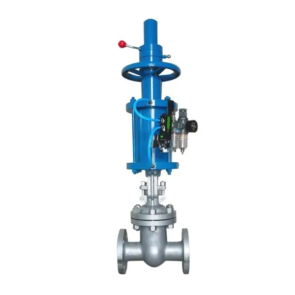 Manufacturer Direct Sales of High-quality Pneumatic Flange Cast Steel Gate Valve photo-4