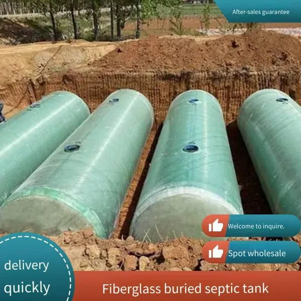Finished and In-stock Grp Three-compartment Septic Tank for Campus Sewage, Buried Underground Purification and Treatment Facility photo-2