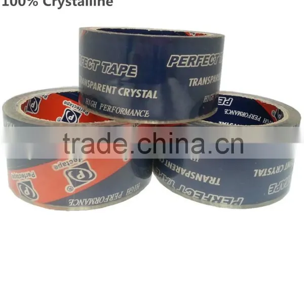 Bopp Super Clear Acrylic Adhesive Tape Carton Sealing Adhesive Tape 100% Crystalline Adhesive Tape