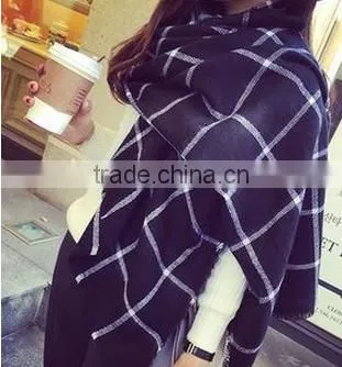 Wholesale Fashion Design Wide Winter Cotton Scarf for Women photo-3