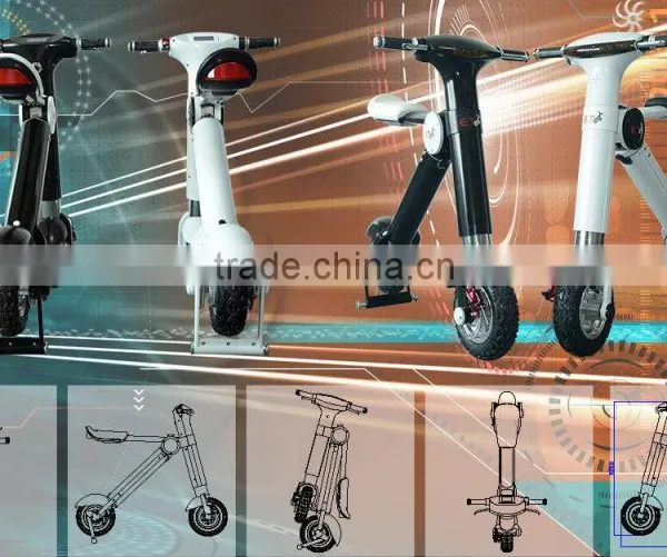 2016 New Design World Patent Vespa Electric Mountain Bike With Aluminium Lithium Battery 3 Hours Charging Time on Selling 2016