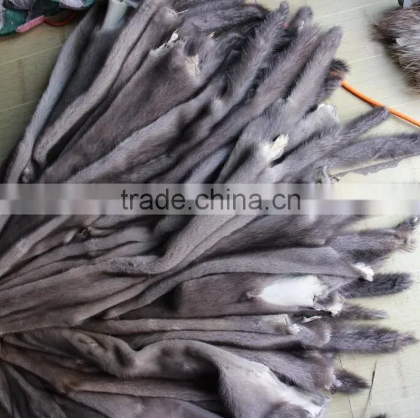 Factory Direct Selling Wholepiece oF Mink Fur Pelt Skin for Garment
