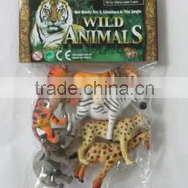 Custom Mini Realistic Zoo Animals Plastic Toy Artificial Plastic Animal Toy Collectable Animal Toys photo-3