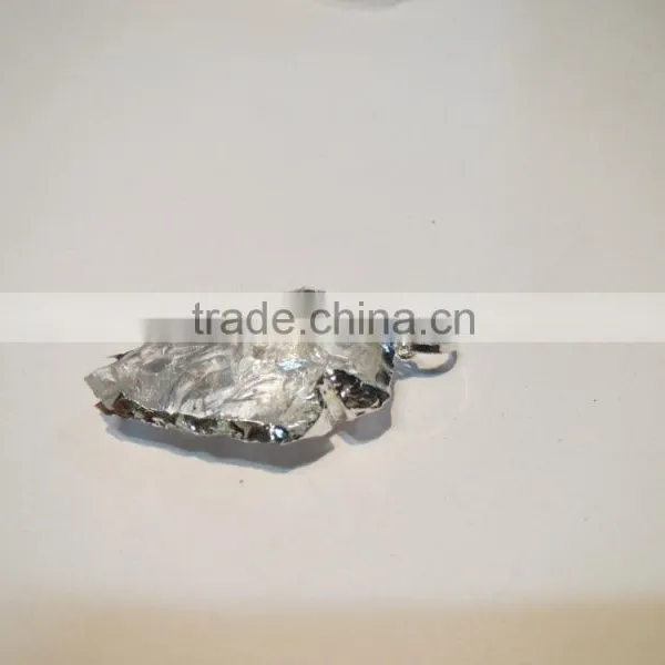 Raw Natural Arrowhead Crystal Quartz Pendant photo-2