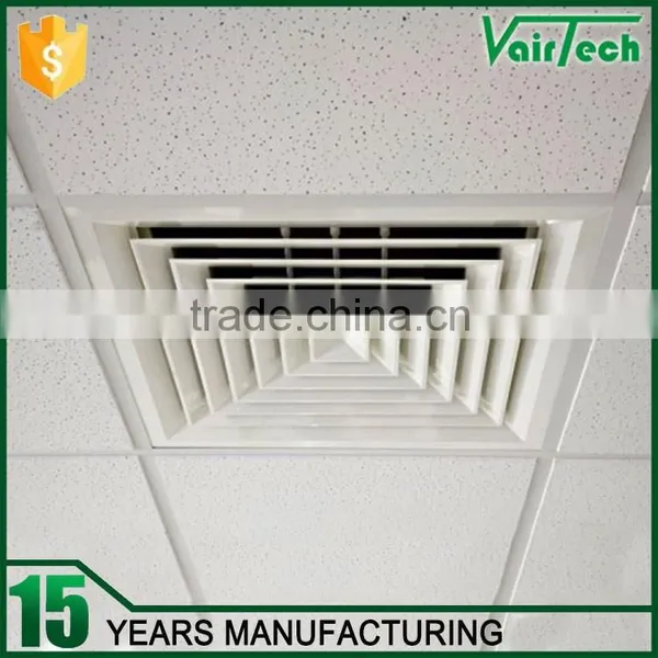 Air Conditioning Decorative Adjustable Ceiling Diffuser