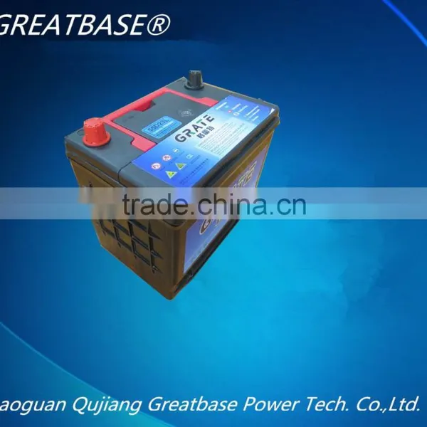 Maintenance Free Rechargeable Auto Car Battery 55D23L-mf , 12v 60ah Battery photo-3