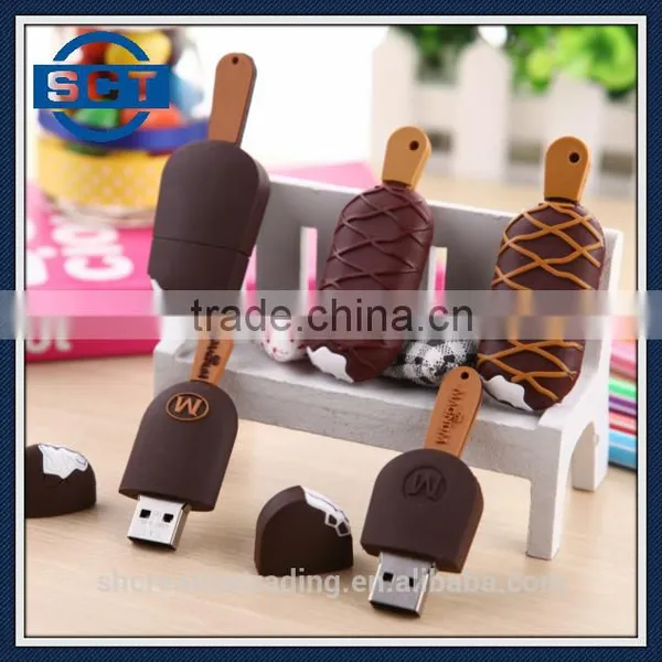 8GB/16GB/32GB Chocolate Ice Cream Shaped USB Flash Drive photo-2