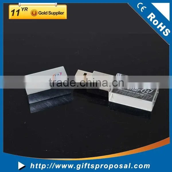 Wholesale Price Pendrive Engraving Laser 3D Logo on Crystal USB Flash Drive USB Disk photo-3