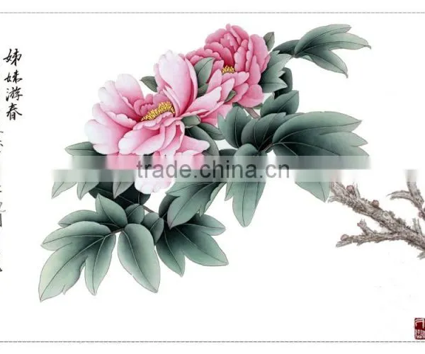 High Quanlity Home Decor Wall Hanging Flower Painting Custom photo-5