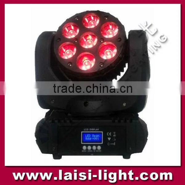 LS High Quality 7*12W RGBW LED Moving Head Light, Disco 4in1 Beam Moving Head Light, Stage Rgbw Led Moving Light photo-2