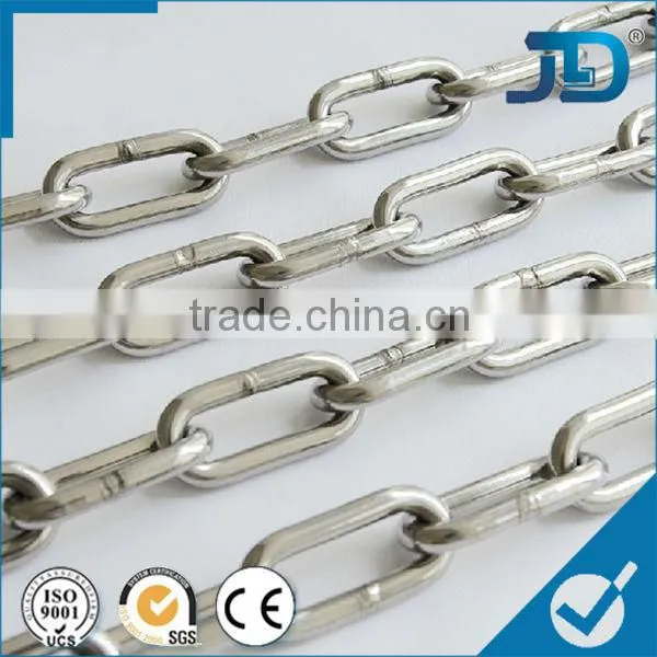 high quality stainless steel and galvanized steel din763 link chain