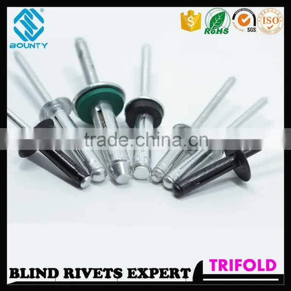 HIGH QUALITY FACTORY LARGE FLANGE HEAD TRIGRIP RIVETS FOR GLASS CURTAIN WALL photo-4