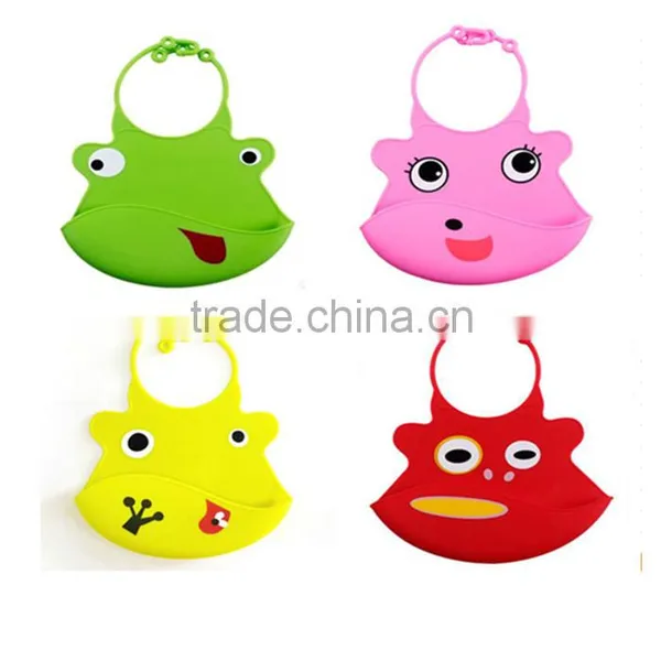 Waterproof Silicone Baby Feeding Drool Bibs photo-5