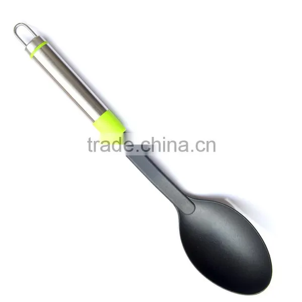 nylon non-stick kitchen cooking sets solid spoon
