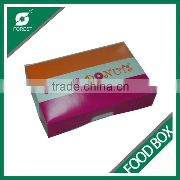 ECO-FRIENDLY DISPOSABLE DONOT PACKAGING BOXES COATED PAPER TAKE AWAY FOOD DELIVERY BOX FOR SALE photo-4