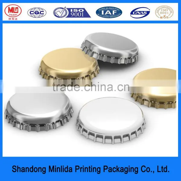 Best Quality Tinplate Stamping Bottle Caps Logo Free Customized
