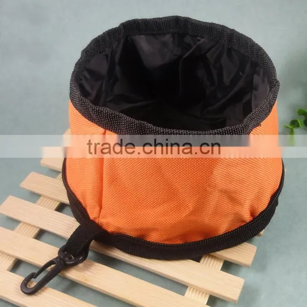 Pet Dog Cat Collapsible Food Water Feeder, Foldable Travel Dog Feeder, Camping Dog Bowl photo-3