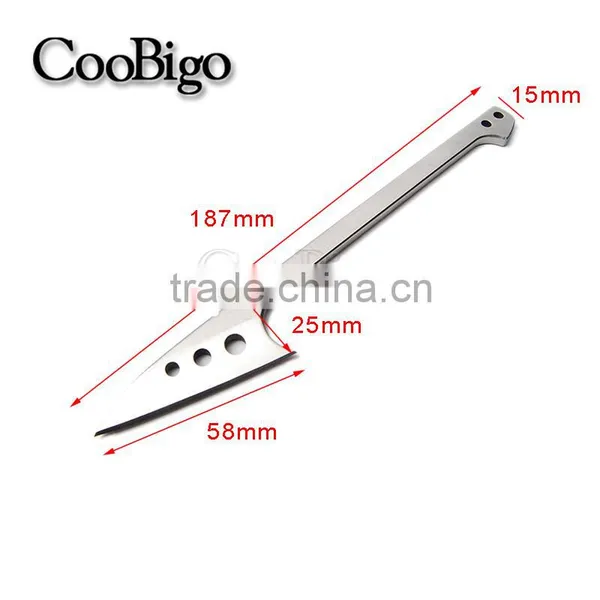 Full Edge Blade Knife / Serrated Edge Blade Knife Fishing Harpoon Flake EDC Outdoor Survival Tool#S0024-1/2 photo-2