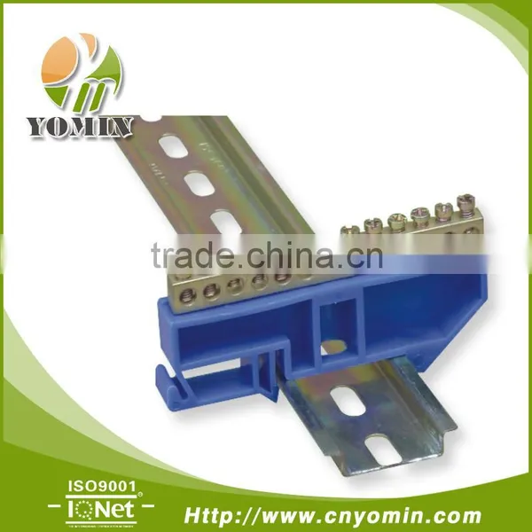 Din Rail Tinned Copper Bus bar Terminal Block