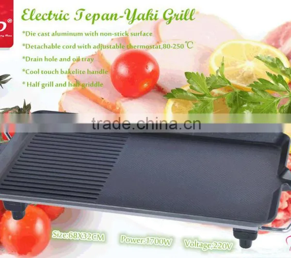 Steak Pancake Hotplate Good TEPPANYAKI Multi-Grill Roasting Pan
