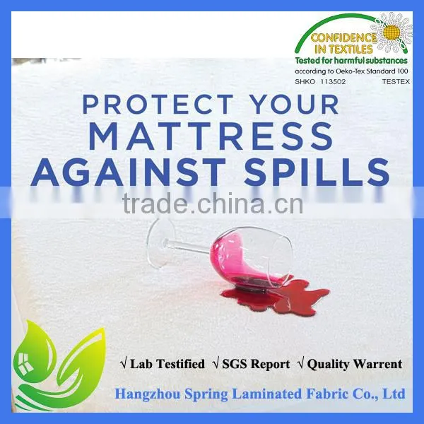 100% Quilted Cotton Cover Fitted Mattress Protector Soft Diamond Quilt ALL Sizes photo-6
