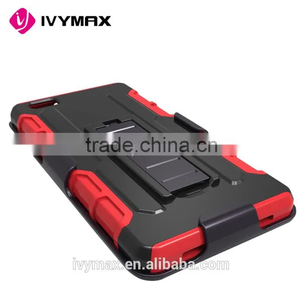 IVYMAX New Kickstand Heavy Duty Belt Clip Robot Combo Case for HUAWEI P8 LITE photo-3