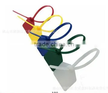 4" Miniature Flag Cable Ties (18 lb.)