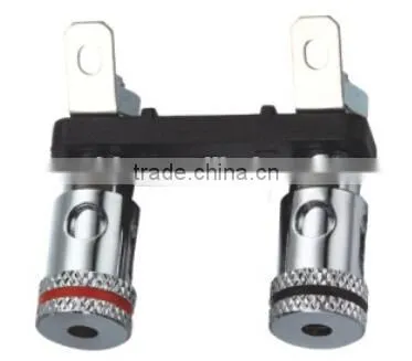 Dual spring Lock binding post