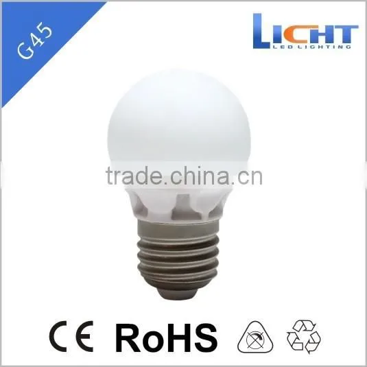 L-G45 Energy Saving Bulbs Plastic LED BULB Housing ,E14 Led Bulb G45 Global LED Bulb photo-6