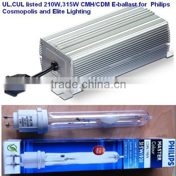 UL,CUL, 315W CMH/CDM Digital Ballast for Philip Cosmopolis Bulb
