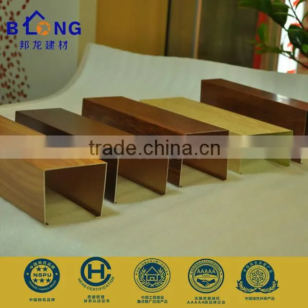 Wholesale Wood Grain Access Panel Aluminum Baffle Ceiling photo-2