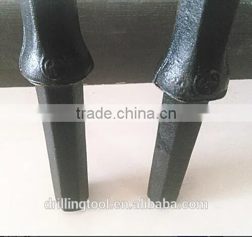 China High Quality , Chisel Bit Integral Drill Steels and Taper Rod , Hex19--H22 , Shank19*108mm , Length 400-8000mm photo-3