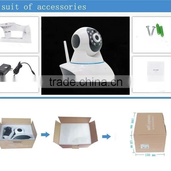 720P Pixels Robot IP Camera Wifi Wireless Pan Tilt Security Camera With TF Card Storage Quality Choice photo-6