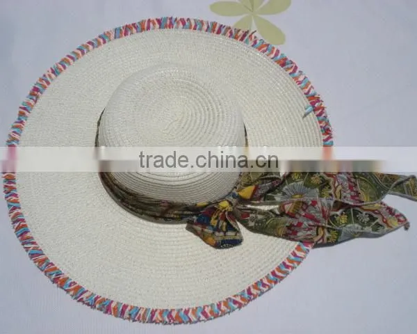 Made in Zhejiang China Special Discount Cheap Large Brim Beach Hat Sun Visors photo-3