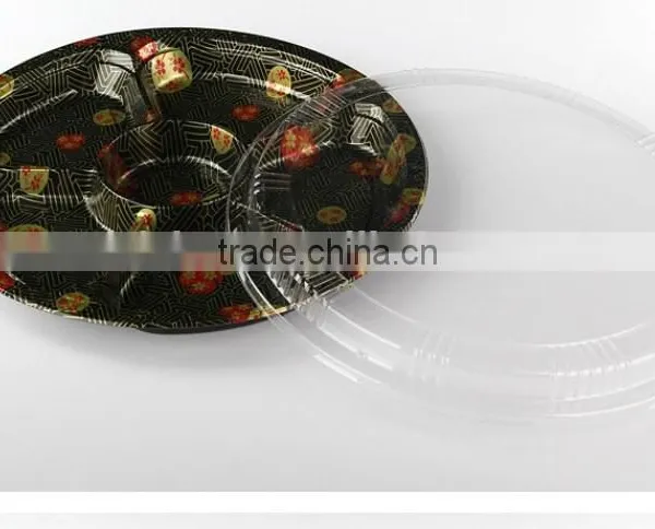 64R 6compartment Plastic Sushi Container/takeaway Sushi Box/takeout Sushi Tray Quality Choice photo-4