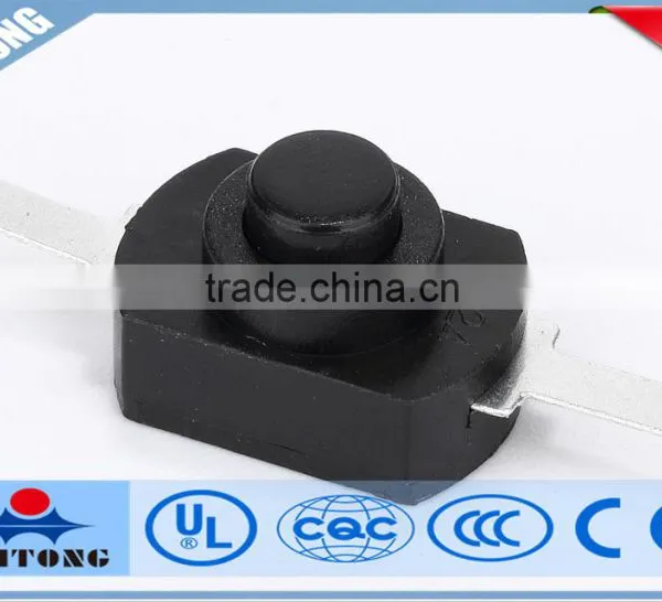 2016 hot selling new high quality mini flashlight push button switch with copper PTS-03A