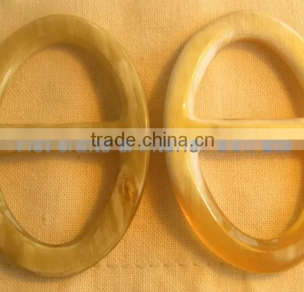 Horn Scarf Rings, Buffalo Horn Scarf Ring, Mother of Pearl Scarf Ring, Bone Scarf Ring