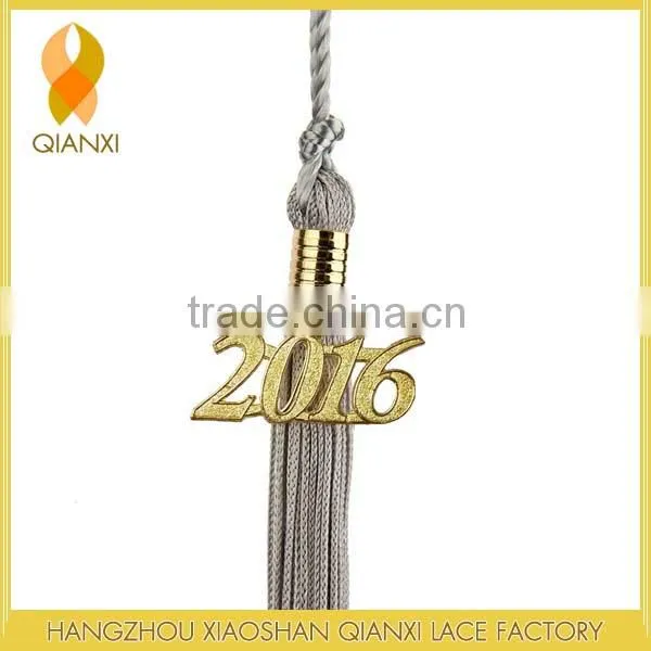 9" Adult Graduation Tassels (Silver) For 2017 Graduation photo-2
