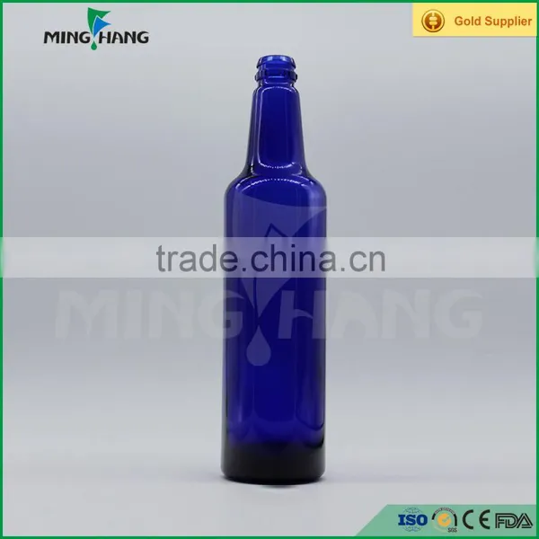 Blue Beer Glass Bottle Wine Glass Bottle for Sale