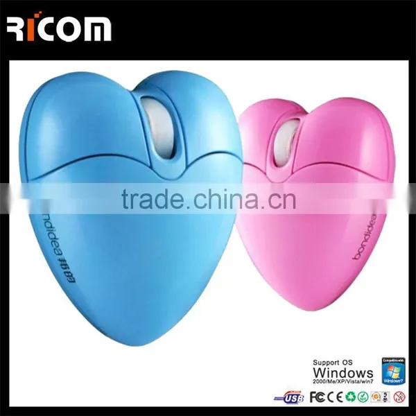 Wired Retractable Optical Usb Shenzhen Manufacturer Heart Shaped Mini Mouse photo-5