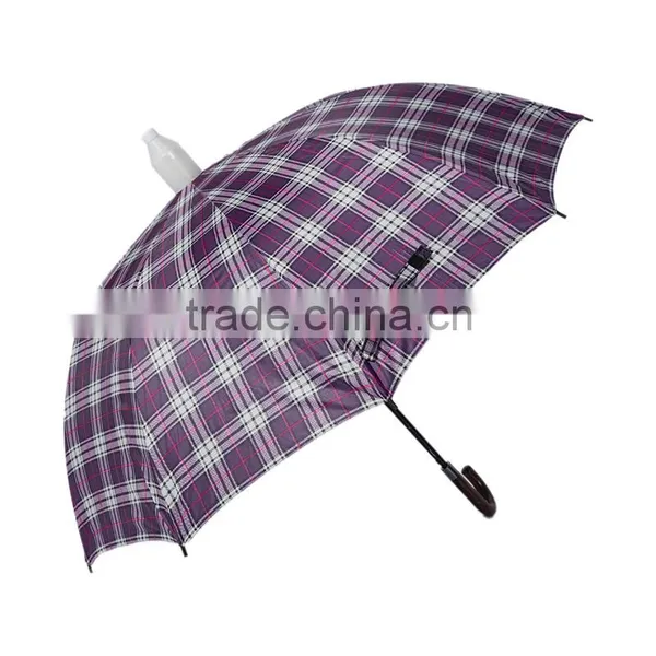 Promotional Auto Open Straight Non Water Drip Case Wooden Umbrella photo-2