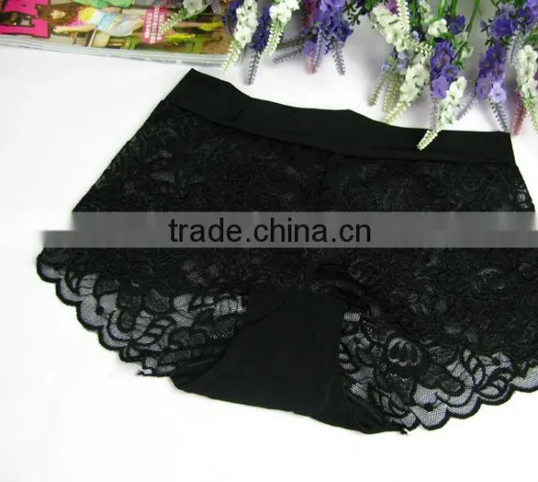Sexy Female Mid-Waist Hollow Out Lace Panties Women Underwear Quality Choice photo-2