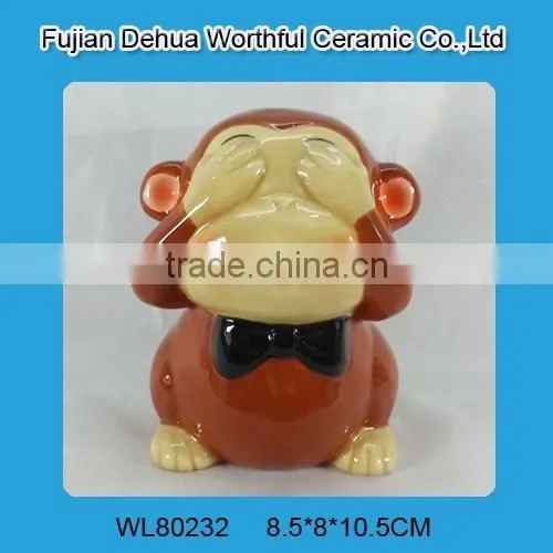 2016 New Design Ceramic Money Bank in Monkey Shape photo-2